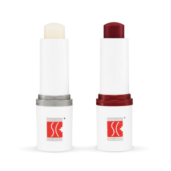 Image of the two lip care balms from Swiss Color