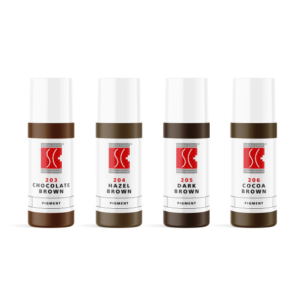 Natural Blend Brow Pigments Set